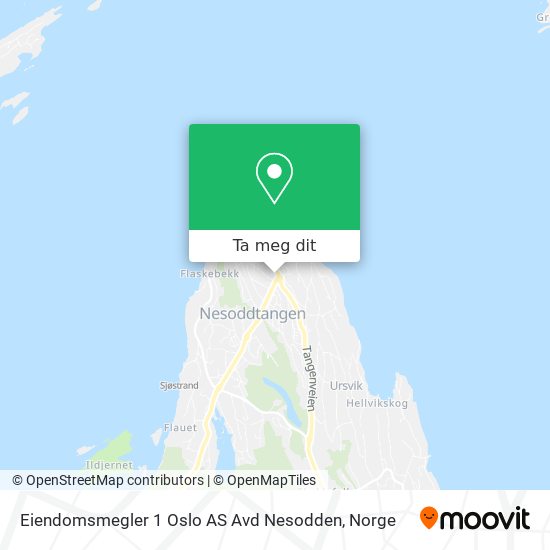 Eiendomsmegler 1 Oslo AS Avd Nesodden kart