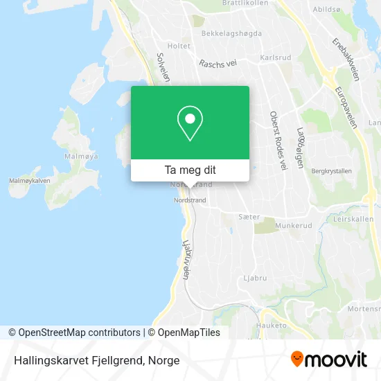 Hallingskarvet Fjellgrend kart