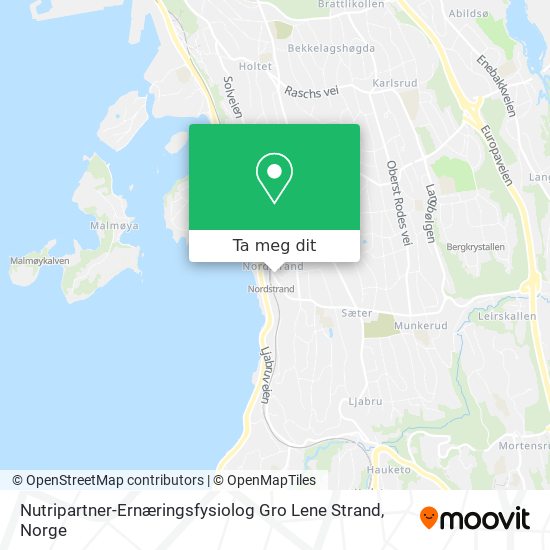 Nutripartner-Ernæringsfysiolog Gro Lene Strand kart