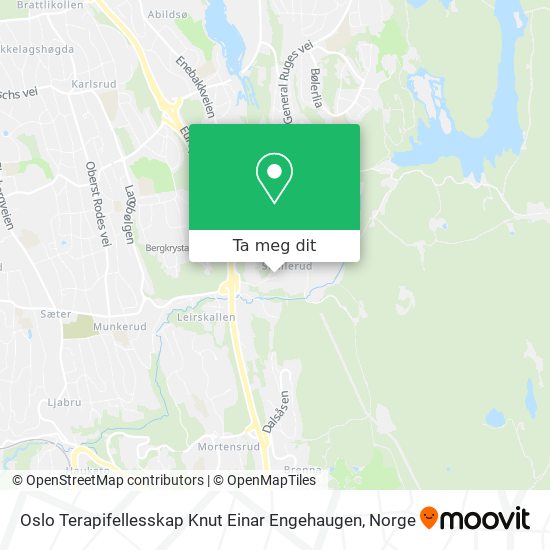 Oslo Terapifellesskap Knut Einar Engehaugen kart