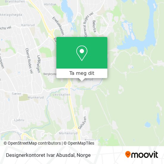 Designerkontoret Ivar Abusdal kart