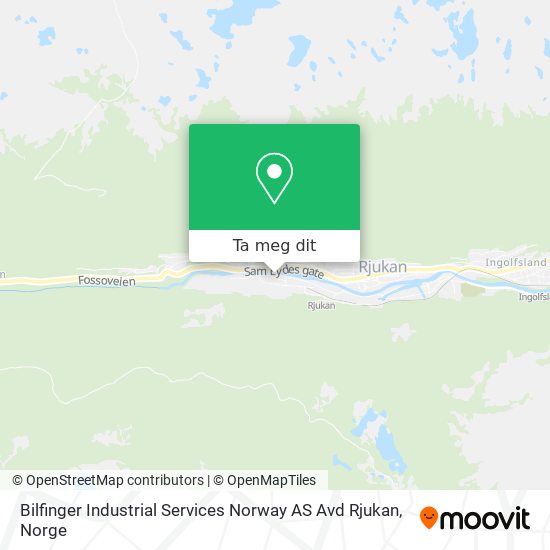 Bilfinger Industrial Services Norway AS Avd Rjukan kart