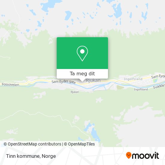Tinn kommune kart