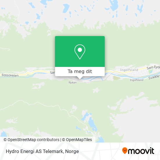 Hydro Energi AS Telemark kart
