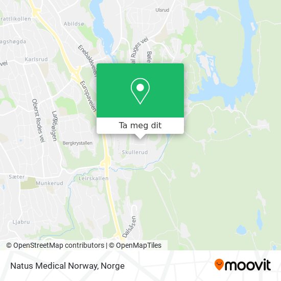 Natus Medical Norway kart