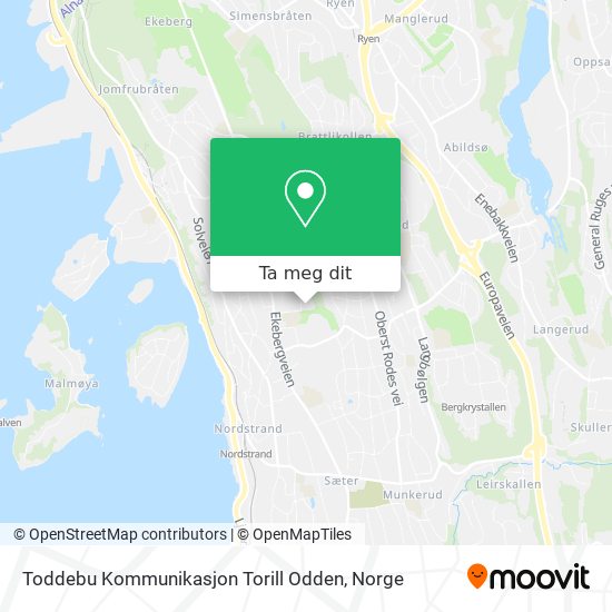 Toddebu Kommunikasjon Torill Odden kart