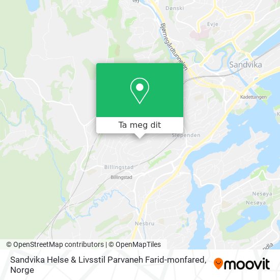 Sandvika Helse & Livsstil Parvaneh Farid-monfared kart