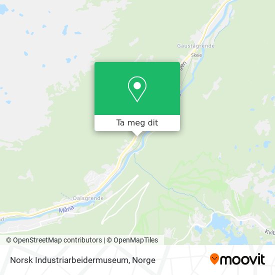 Norsk Industriarbeidermuseum kart