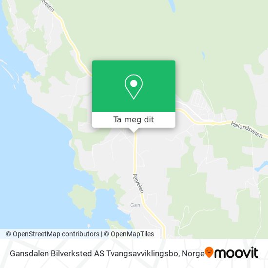 Gansdalen Bilverksted AS Tvangsavviklingsbo kart