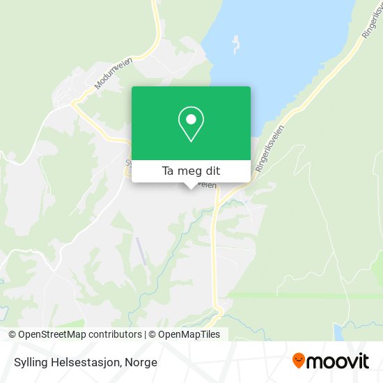 Sylling Helsestasjon kart