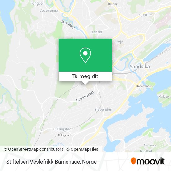 Stiftelsen Veslefrikk Barnehage kart