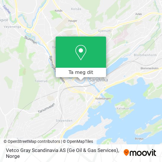 Vetco Gray Scandinavia AS (Ge Oil & Gas Services) kart
