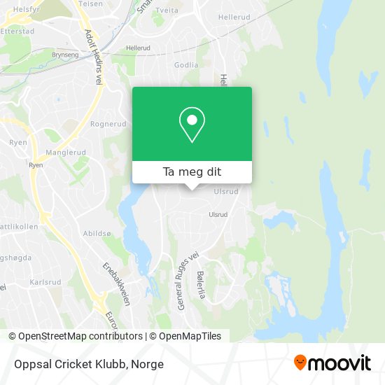 Oppsal Cricket Klubb kart