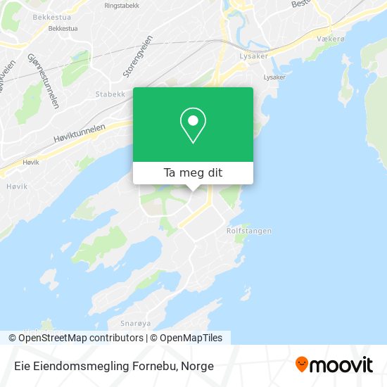 Eie Eiendomsmegling Fornebu kart