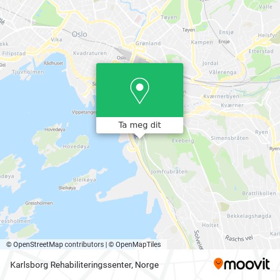 Karlsborg Rehabiliteringssenter kart