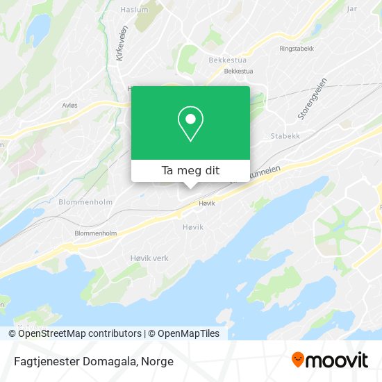 Fagtjenester Domagala kart