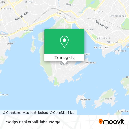 Bygdøy Basketballklubb kart