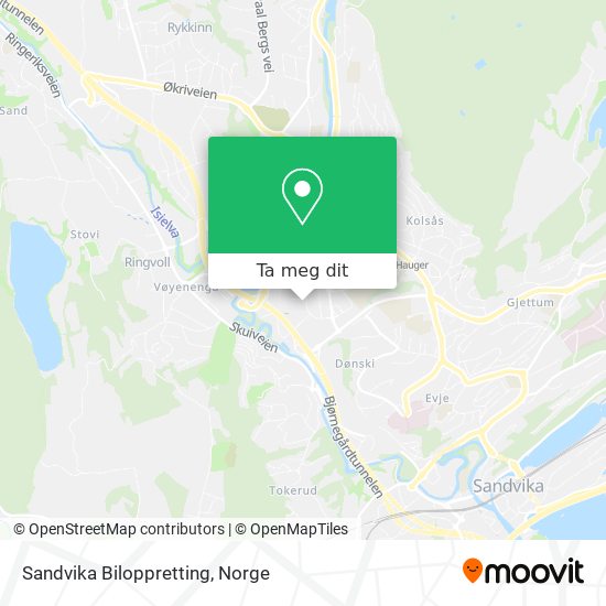 Sandvika Biloppretting kart
