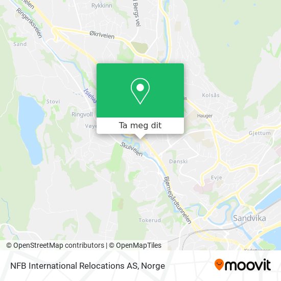 NFB International Relocations AS kart