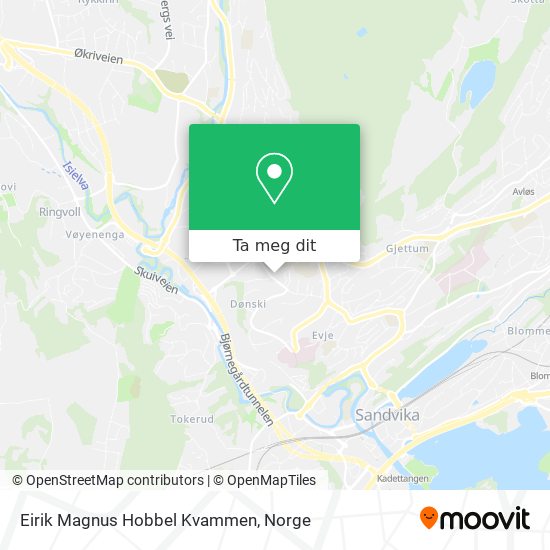 Eirik Magnus Hobbel Kvammen kart