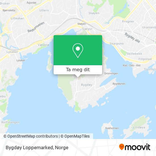 Bygdøy Loppemarked kart