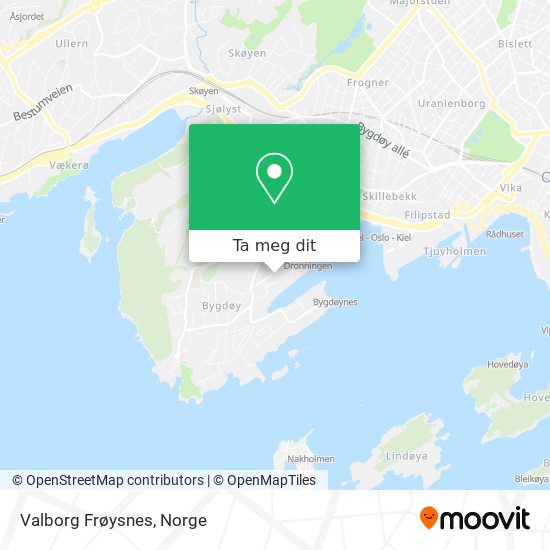 Valborg Frøysnes kart
