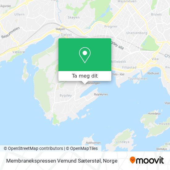 Membranekspressen Vemund Sæterstøl kart