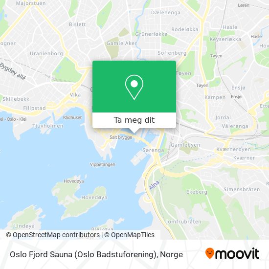Oslo Fjord Sauna (Oslo Badstuforening) kart