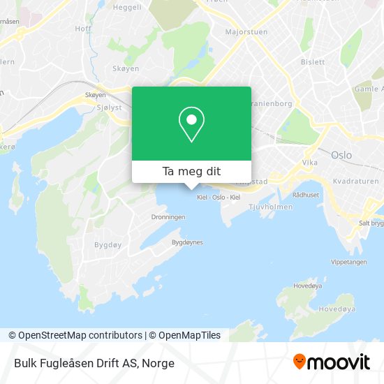 Bulk Fugleåsen Drift AS kart