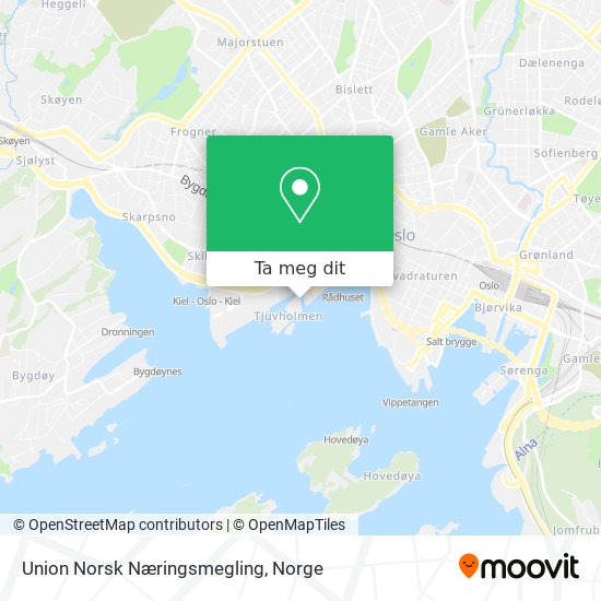 Union Norsk Næringsmegling kart