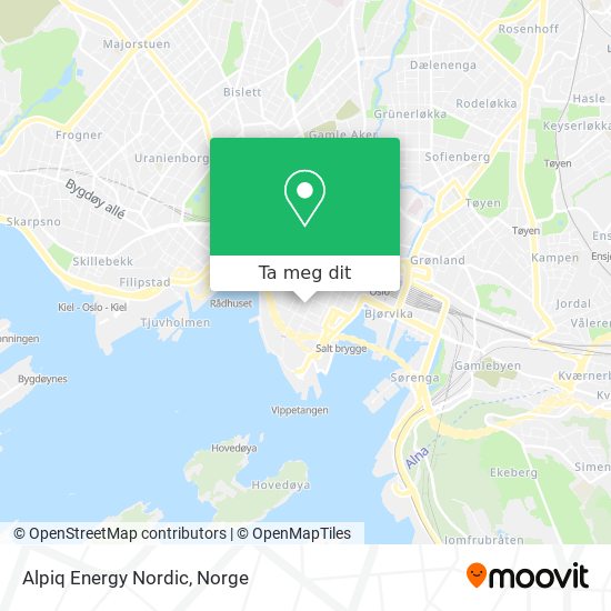 Alpiq Energy Nordic kart