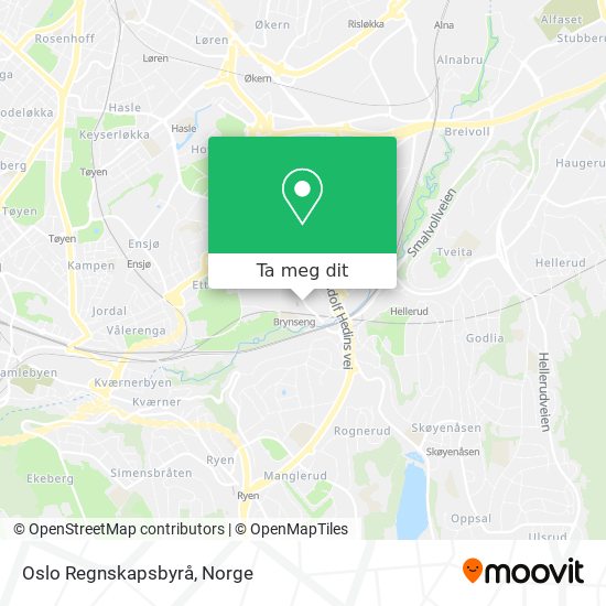 Oslo Regnskapsbyrå kart