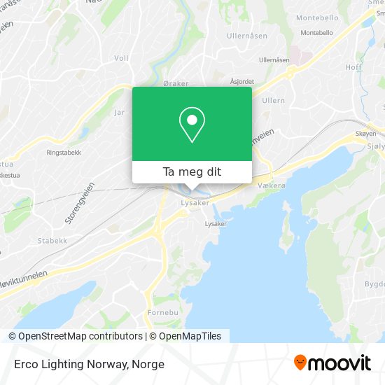 Erco Lighting Norway kart