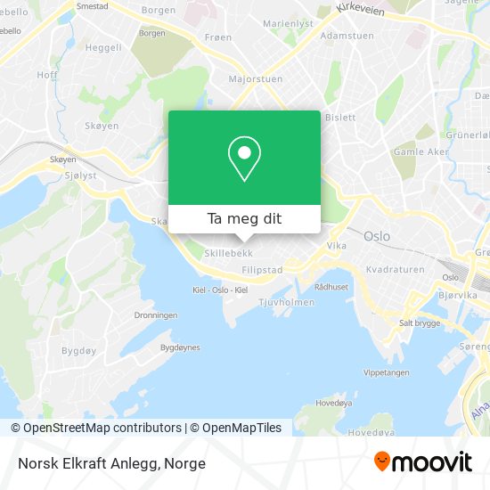 Norsk Elkraft Anlegg kart