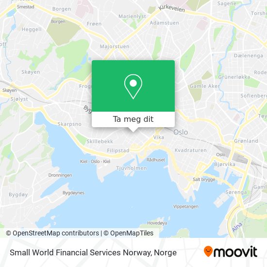 Small World Financial Services Norway kart