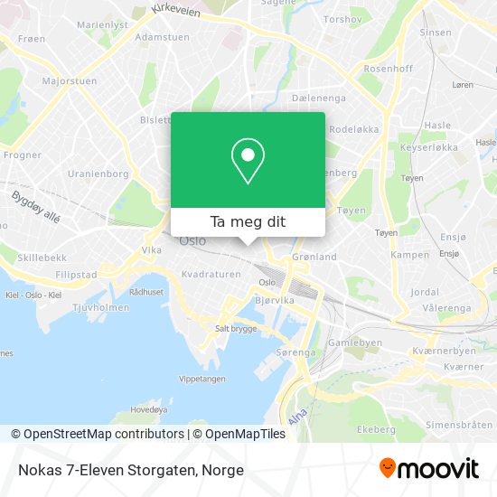 Nokas 7-Eleven Storgaten kart