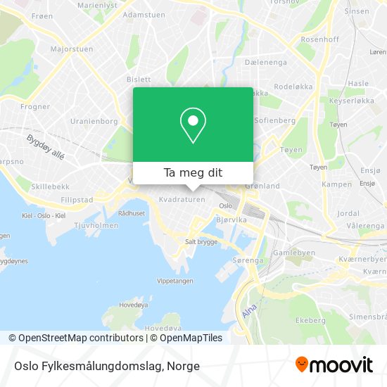 Oslo Fylkesmålungdomslag kart