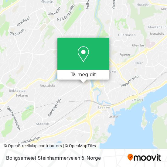 Boligsameiet Steinhammerveien 6 kart