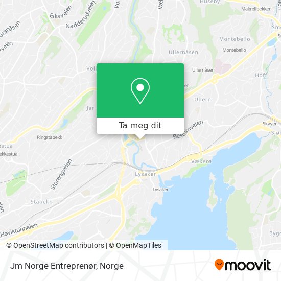 Jm Norge Entreprenør kart