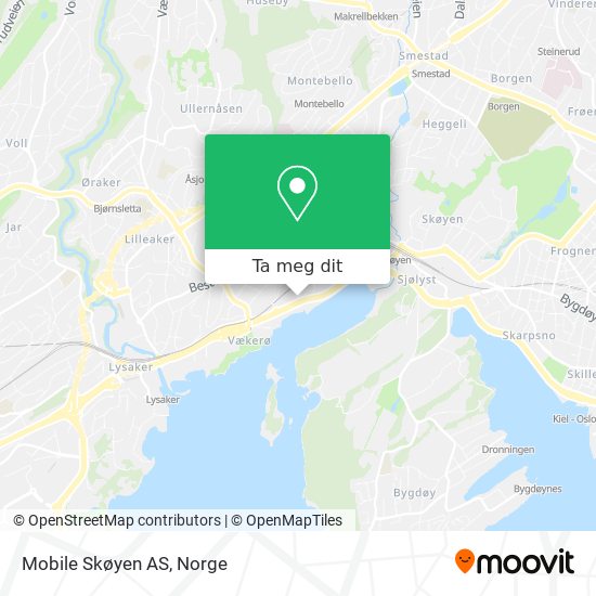 Mobile Skøyen AS kart