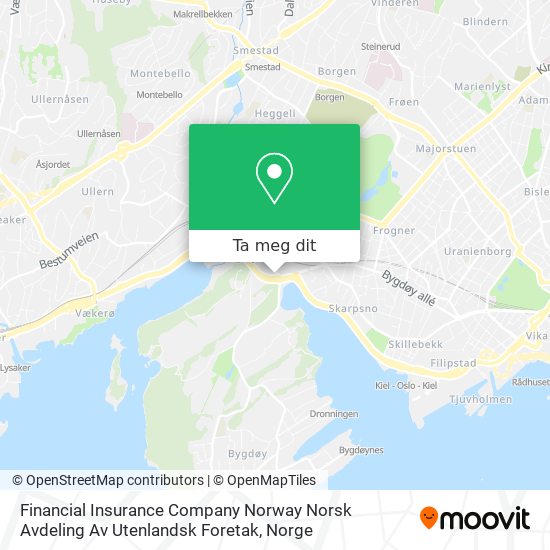 Financial Insurance Company Norway Norsk Avdeling Av Utenlandsk Foretak kart