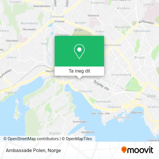 Ambassade Polen kart