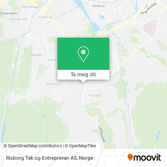 Risborg Tak og Entreprenør AS kart