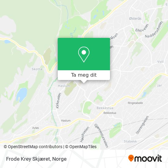 Frode Krey Skjæret kart