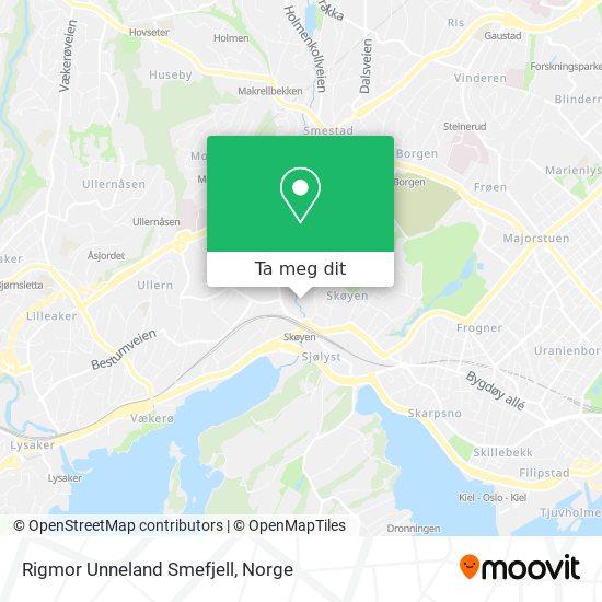 Rigmor Unneland Smefjell kart