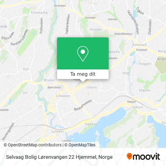 Selvaag Bolig Lørenvangen 22 Hjemmel kart