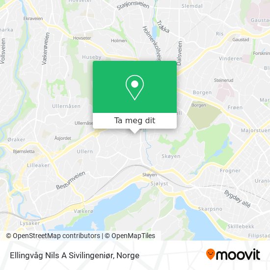 Ellingvåg Nils A Sivilingeniør kart