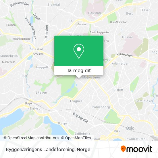 Byggenæringens Landsforening kart