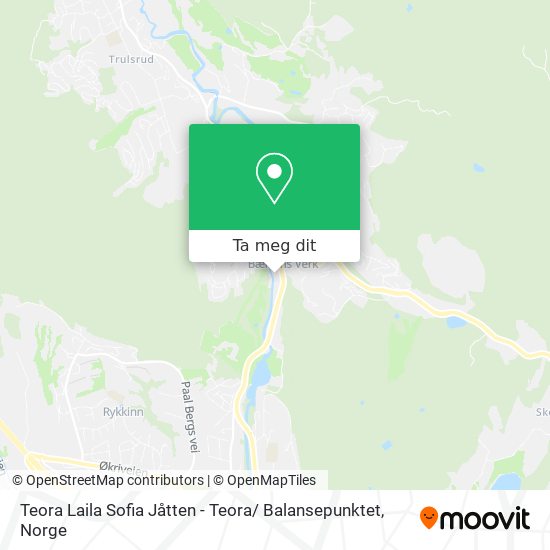 Teora Laila Sofia Jåtten - Teora/ Balansepunktet kart