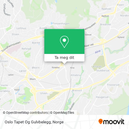 Oslo Tapet Og Gulvbelegg kart